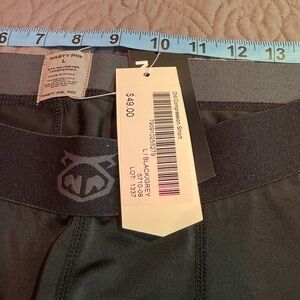 Nasty Pig Black and Gray Compression Shorts